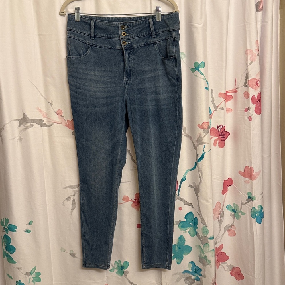 Halara Blue Denim Jeans Large Petite